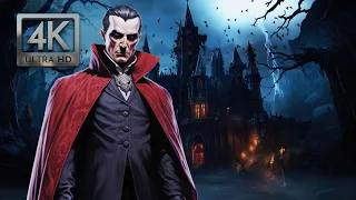 Dracula's Castle Halloween Ambience, Spooky Sounds, Thunderstorms and Night Sounds