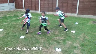 Rugby tagging drills for kids