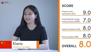 IELTS SPEAKING Mock Exam - Kiara from China (2) 🇨🇳🎓-  Band 8.0 (Part 1, Part 2, Part 3)