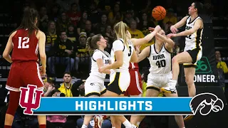 Indiana at Iowa | Highlights | Big Ten Women's Basketball |Jan. 13, 2024