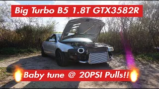 My Big Turbo B5 1.8t GTX3582R e85 at 20psi