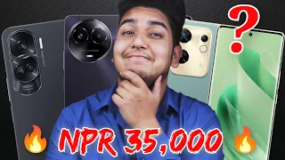 Best Smartphones Under 35000 in Nepal 2024 | Killer Phones!!🔥