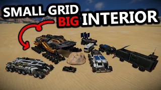 Small Grid Rovers with Interiors: Space Engineers Build Contest #2