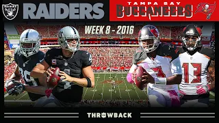 Carr Throws For Over 500 Yards in Wild One! (Raiders vs. Buccaneers 2016, Week 8)