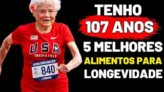 Julia Hawkins (107 anos) Eu como ESSES 5 Alimentos e não envelheço | Segredos da Longevidade