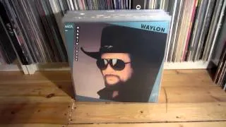Waylon Jennings Vinyl LP Collection (Are You Sure Hank Done It This Way? Cover)