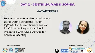 #ATAGTR2021 - "How to automate desktop applications using Open-source tool Python – PyWinAuto?