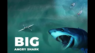 Big Angry Shark - The Ocean 4K - Planet Earth With  Music