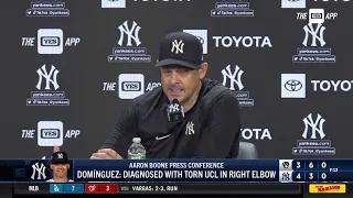 Aaron Boone provides update on Jasson Domínguez