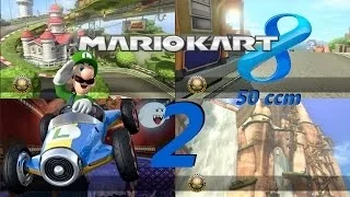 Let's Play Mario Kart 8 Part 2: Blumen Cup 50 ccm - Kopfüberfahrt