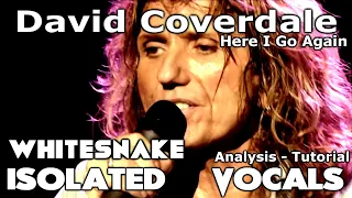 Whitesnake - Here I Go Again - David Coverdale - Isolated Vocals - Analysis -  Tutorial