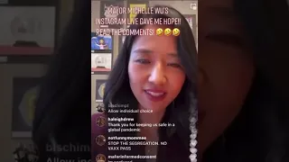 Boston Mayor Michelle Wu Reading Instagram Live Comments