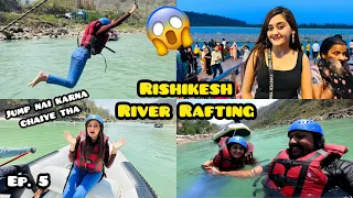 Thrilling River Rafting Adventure At Rishikesh Ganga River Water Sports Bindass Kavya ki Ganga Arti