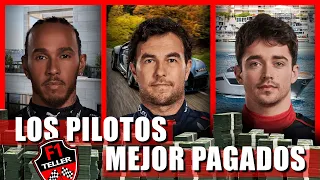 Así es la lujosa vida de Checo Pérez y los 10 pilotos mejor pagados de la F1 💸