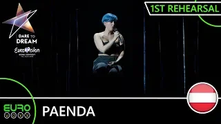 AUSTRIA EUROVISION 2019 1ST REHEARSAL (REACTION) : Paenda - 'Limits'