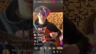 Yungblud Instagram live 2020• waiting on the weekend