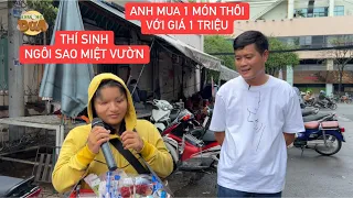 Cô gái khiếm thị Ngôi Sao Miệt Vườn 2 xúc động khi Khương Dừa mua 1 cây kiềm bấm móng tay 1 triệu