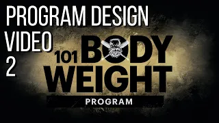 Bodyweight 101 program - 4th metabolic training timing protocol bonus and how to integrate it