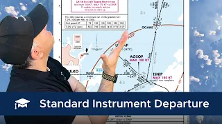 How to Read SID (Standard Instrument Departure) Charts / Flight Simulation