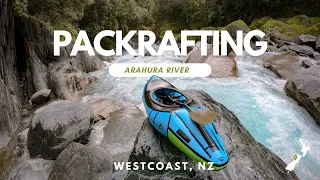 Packrafting Arahura River (good whitewater)