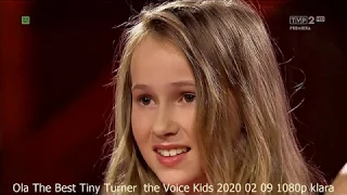 Ola Gwazdacz The Best Tiny Turner  the Voice Kids 3  2020 02 08 1080p klara