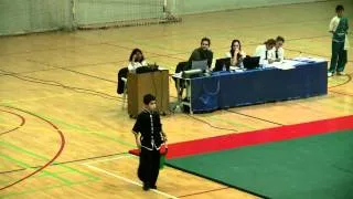 Silver for Michael Han (Dao Shu) Int. Wushu Games 2011 Ibiza