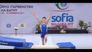 Mens Double Mini Trampoline Final - Sofia, Bulgaria 2017