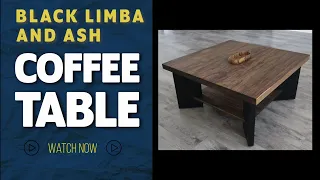 More black limba how to make a coffee table