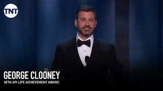 Jimmy Kimmel on George Clooney's Pool | AFI 2018 | TNT