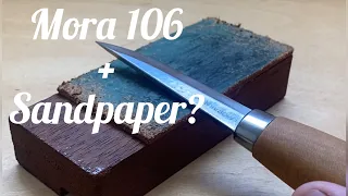 Easiest way to get your carving knife razor sharp!! Mora 106