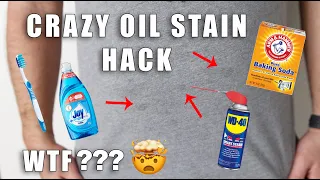 How to Get Oil Stains Out of Clothes #stainremoval