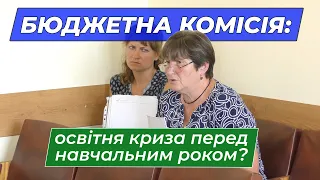 Бюджетна комісія: освітня криза перед навчальним роком?