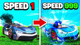 From Slowest To Fastest SONIC CAR In GTA 5!