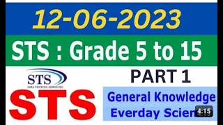 STS Everyday Science Notes | IBA BPS 5 to 15 Test Preparation