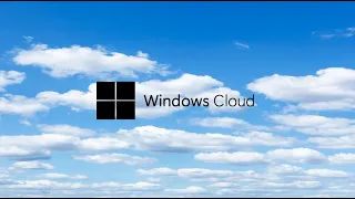 Windows Cloud Concept