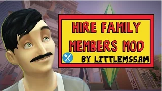 The Sims 4 Dine Out | How to Hire YOUR FAMILY instead | Mod by LittleMsSam