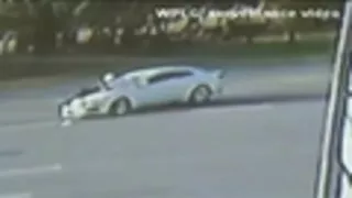 Man clings to car in road rage incident