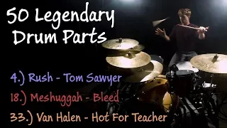 50 Legendary Drum Parts