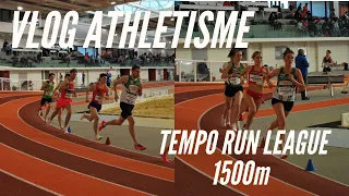 Vlog athlétisme - Tempo Run League - 1500m 🥳 - (avec Alice qui fait moins de 4"30 sur 1500m 🤯)