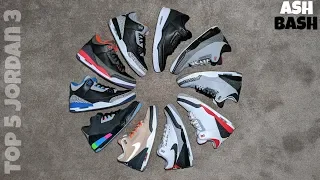 Ash Bash's Top 5 Air Jordan 3 Sneakers I Own #TopFiveFriday