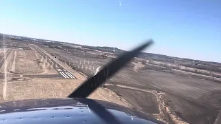 180 Power off short approach landing on a narrow runway C61