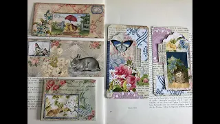 #the100dayproject | Easter journal cards with a hinge   | DAY 55