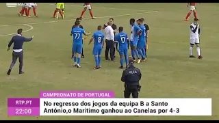 Fernando Madureira ameaça arbitro | Maritimo B vs Canelas 2010