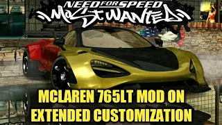 NFS Most Wanted 2021 McLaren 765LT Set Extended Customization And Car Performance