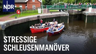 Unterwegs auf dem Ems-Jade-Kanal: Von Freizeitskippern und Schleusenwärtern | Die Nordreportage | ND