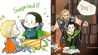 30+ Funny Thor & Loki Comics To Make You Laugh | Thor And Loki Special | Marvel