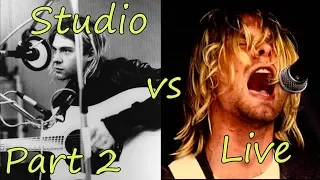 Kurt Cobain - Studio vs Live Screams Part 2