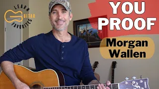 You Proof - Morgan Wallen - Guitar Lesson | Tutorial