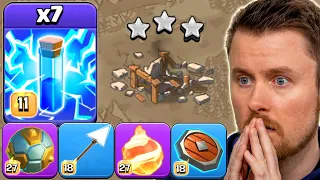 SCHADEN AUSRÜSTUNGEN mit BLITZ ZAUBER - 3 Sterne möglich?! (Clash of Clans)