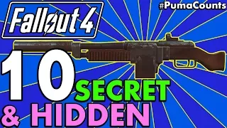 Top 10 Best Hidden or Secret Guns and Weapon Locations in Fallout 4 #PumaCounts